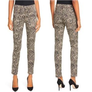 Veronica Beard Jeans Kate Skinny High Rise Snake Skin Print Size: 28/6